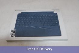 Microsoft Surface Pro 8.9 Alcantara Clavier Signature Keyboard, Blue