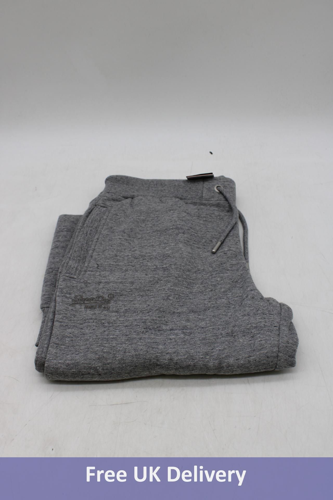 Superdry Essential Logo Joggers, Dark Grey, Size L