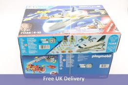 Two Playmobil Sets to incluide 1x Playmobil City Action 71368, 1x Playmobil Space 71368, Ages 4-10