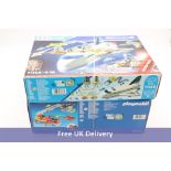 Two Playmobil Sets to incluide 1x Playmobil City Action 71368, 1x Playmobil Space 71368, Ages 4-10