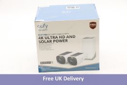 Eufy Security Camera S330 2-Cam Kit, Wireless 4K Cameras with Integrated Solar Panels and Expandable