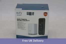 Eufy Security Dual Camera Doorbell Kit, Model T8213. Box damaged