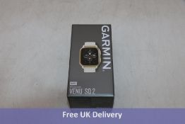 Garmin Venu SQ 2 GPS Smartwatch, White/Cream