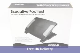 Four Contour Ergonomics CE77689 Executive Adjustable Footrests, Black