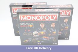 Three Oracle Red Bull Racing Monopoly Games