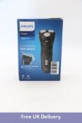 Philips 3000 Series Wet and Dry Shaver. Box damaged