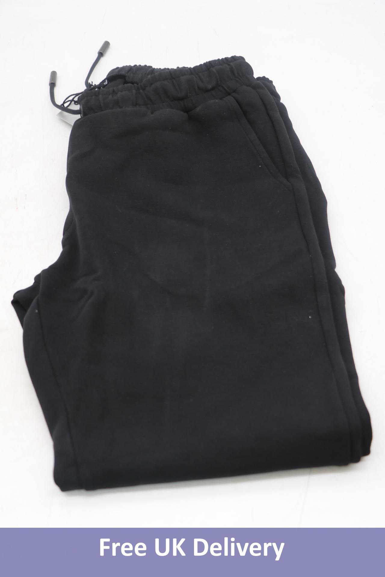 Three Boletto Joggers, Black, Size XL