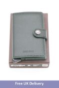 Three SecrID Slim Wallet Card Holders, Original Green