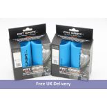 Six pairs Fat Gripz Pro Series, Blue