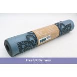 Yoga Design Lab Infinity Mat, Mandala Teal with Carrying Strap, 180x61cm