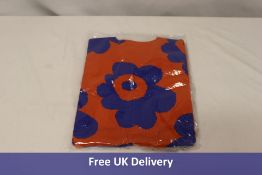 Forty Women's Flower Bags, Blue/Orange, W 25 x D 30 x H 46cms