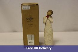 Three Willow Tree Je T'Aime 21cm Figurines. Boxes damaged