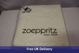 Zoeppritz Since 1828 Soft Fleece Throw/Blanket, Off White, 220 x 240cm