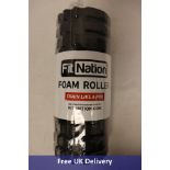 Eight Fit Nation Foam Roller for Muscle Massage, with Exercise Book