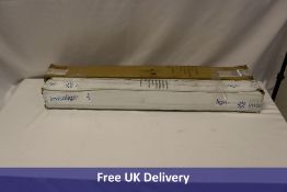 Two WASP Snap Rails, White, 850mm, 1x 21CA1869, 1x 22CA0316