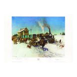 'Sleigh Post' Russia 1919 Print by the Late Sir Terence Cuneo - Limited Edition