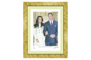 Prince William & Kate Middleton - Royal Wedding - Signed Print