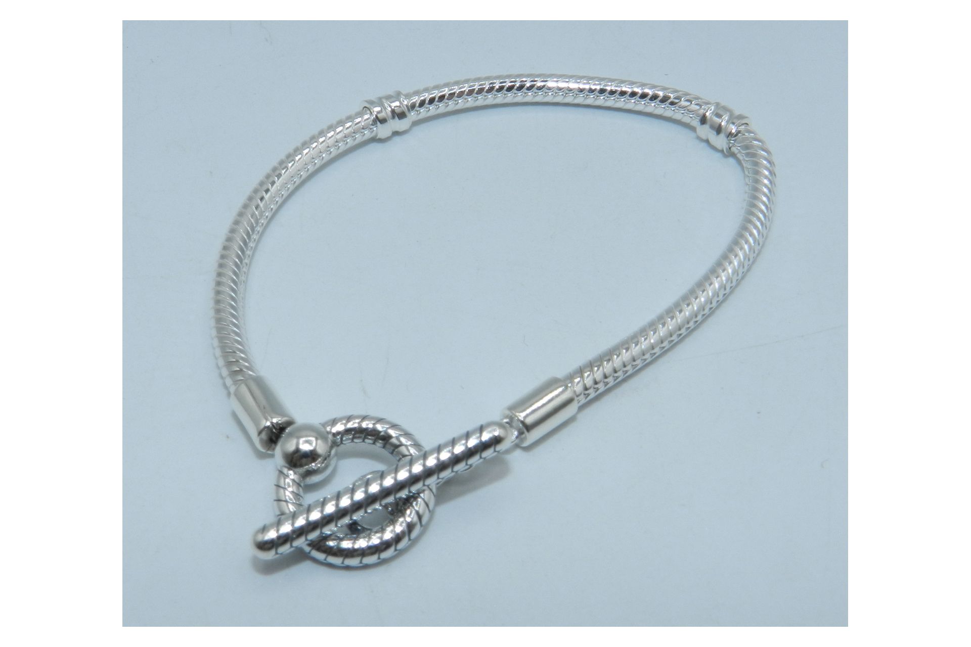 Pandora Moments T-Bar Snake Chain Bracelet 16cm