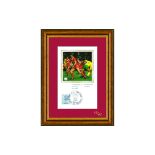 Liverpool FA CUP Winners 1986 Card Framed