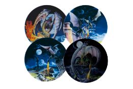 Royal Worcester Collector Plates - Dragons of the Four Realms - Set of 4