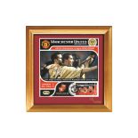 Manchester United Victory Card UEFA Champions League 2001/02 - Framed