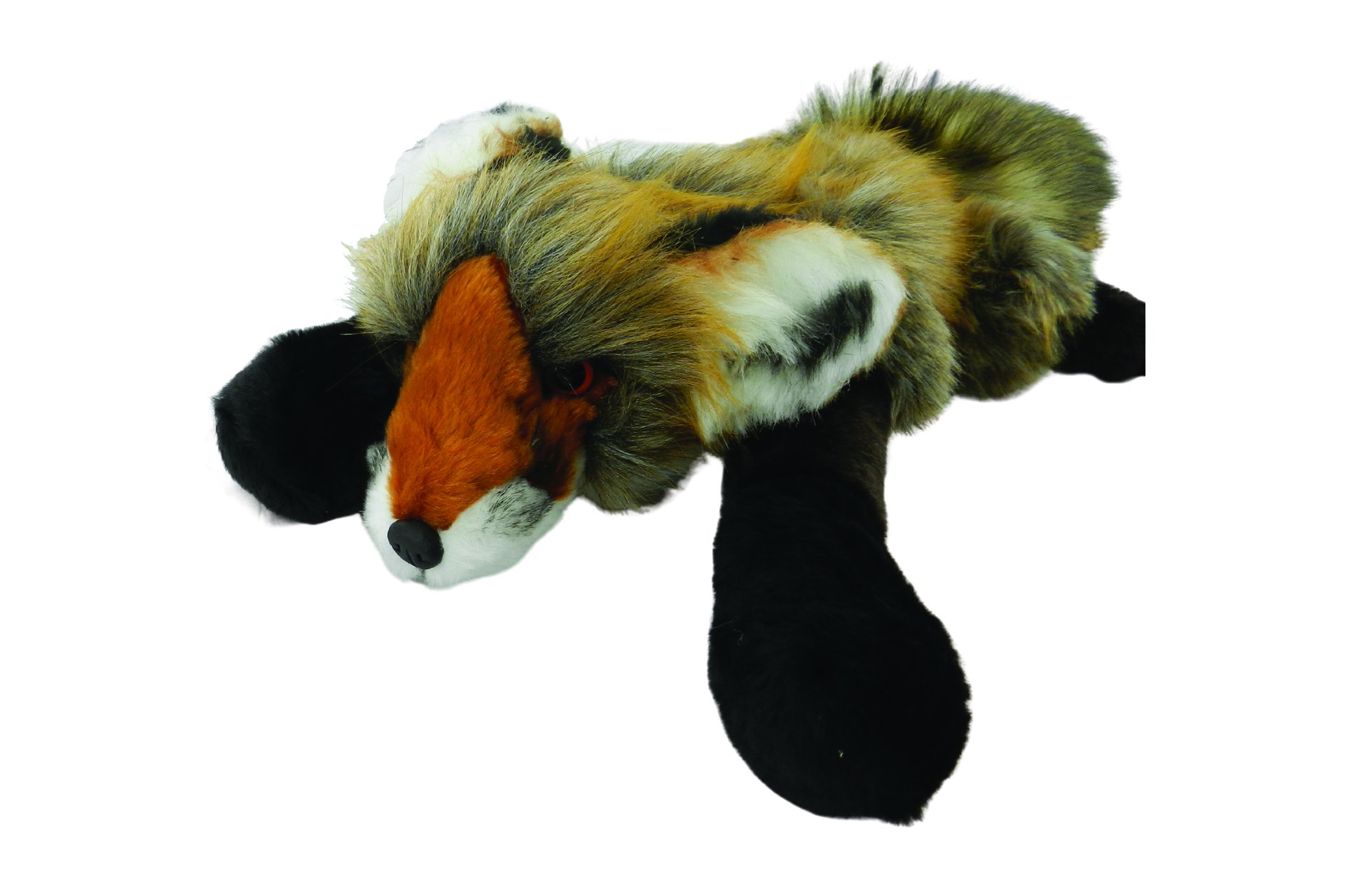 Custom-Made Red-White Fox Plush