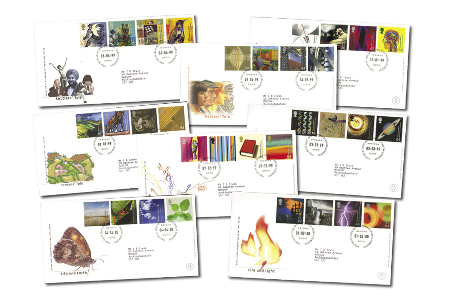 Royal Mail Millenium FDC Collection (1 albums)