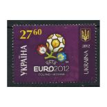 Ukraine 2012 EUFA Euro, u/m. SG1036