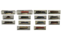 14 Del Prado N Gauge 'Locomotives of the World' Models