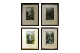 Set of Four Original Prints of the Lake District