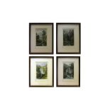 Set of Four Original Prints of the Lake District