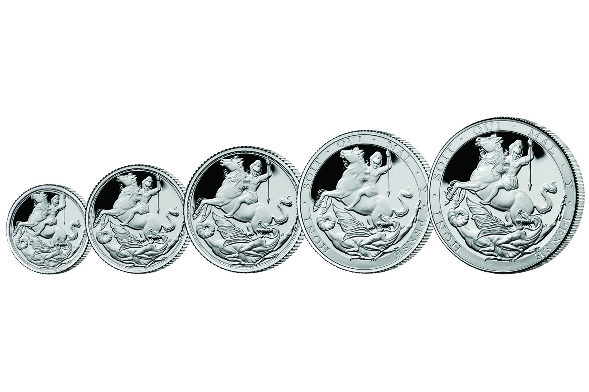 2019 Gibraltar Silver Sovereign Set