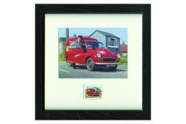 Royal Mail 2013 Morris Minor Stamp Framed Edition