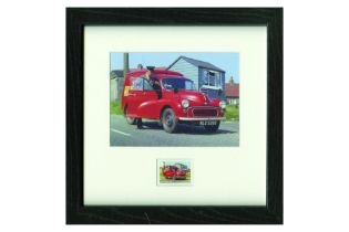 Royal Mail 2013 Morris Minor Stamp Framed Edition