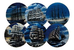 Sailing Ships of the World Collectors Plaques - Set of 6