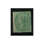 India 1865 4a Green, good to fine mtd mint with typical minor gum tone. SG64