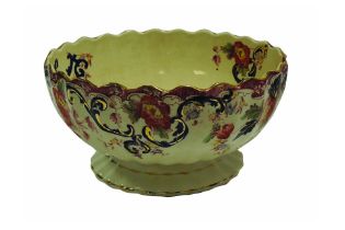 Imari Serving Dish and 6 Matching Bowls