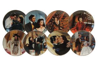 Bradex Collector Plates - Gone with the Wind - Set of 8