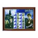 Harry Potter Australia Post Stamp Sheet - Framed