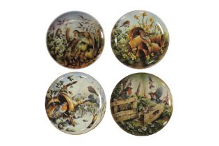 Robins Through the Seasons - Set of 4 Plates