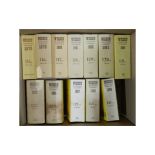 12 x Wisden Cricketer Almanack books