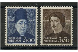 Portugal 1949 2E, 3E50 Top value definitives, fresh mtd mint. SG1027-28