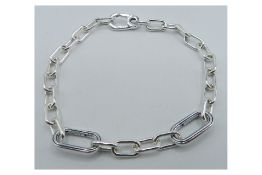 Pandora, Women’s Sterling silver Not a gem Me Bracelet, Silver, 20cm