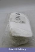 Halo Microporous Sleeves, Bag of One-hundred, White
