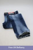 DSquared2 Ciao Bella Patch Distressed Jeans, Blue, EU 52