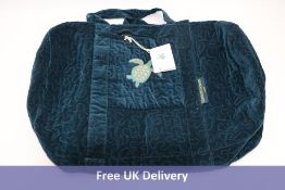 Elizabeth Scarlett Turtle Conservation Overnight Bag, Marine Navy, Size 48 x 30cm