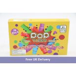 Ten Boxes of Fidget Kids Pop Tubes, Multicoloured, 4 Per Pack, Age 3+