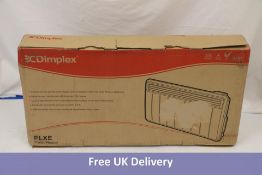 Dimplex 2kW Panel Heater. Box damaged, Unchecked