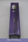 Doxy Original Plug In Vibrating Wand Massager, Purple/Grey