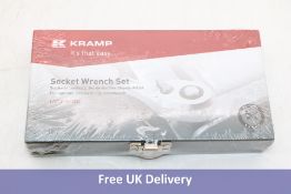 Kramp Socket Wrench Set, 1/4", 16-Pieces